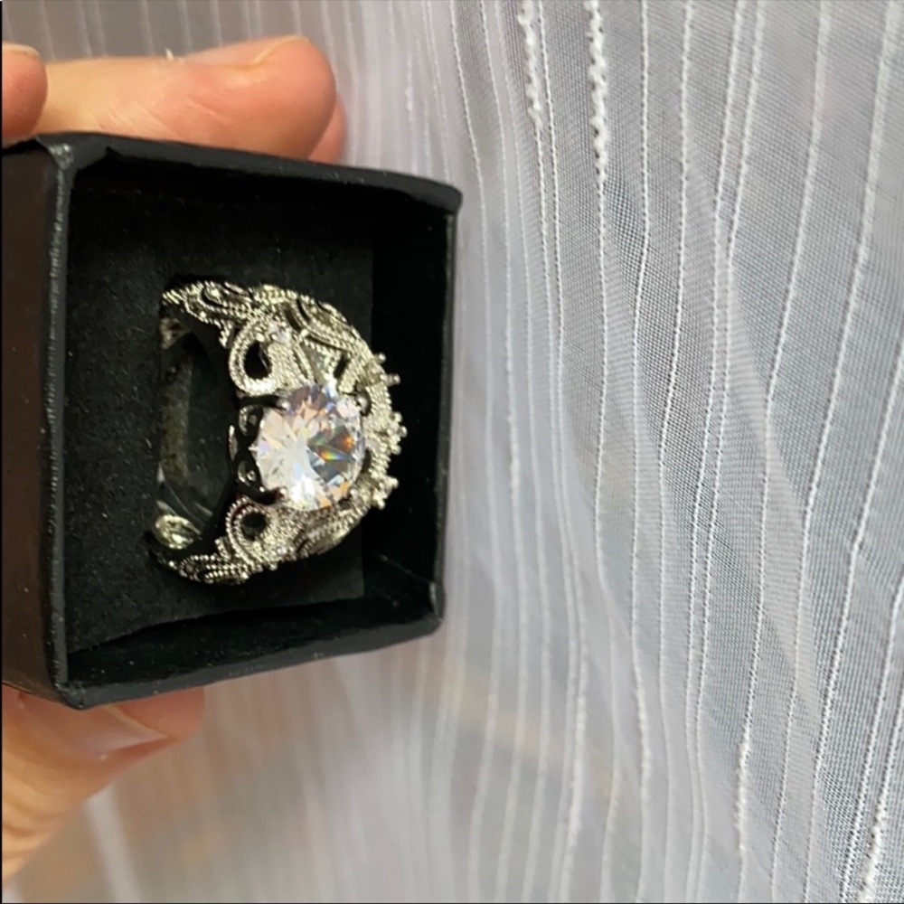 2PC/Set 925 sterling silver diamond set - Picture 5 of 5